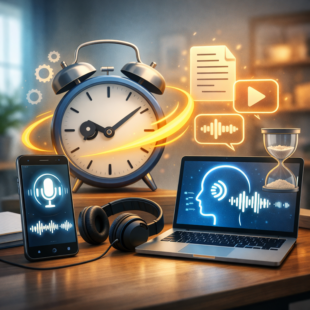How to save time with TTS voice AI