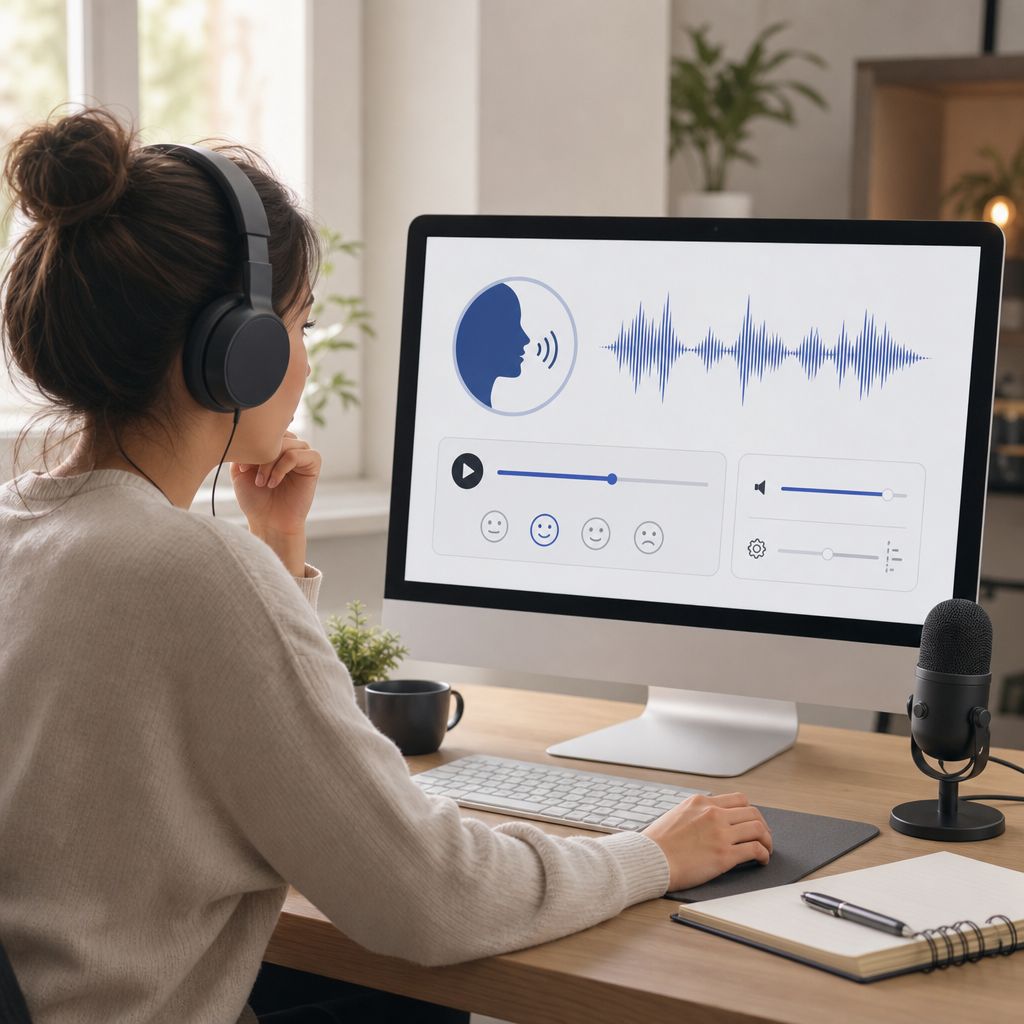 How to test TTS voice output before publishing