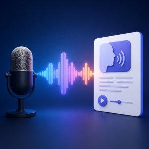 Text to speech for voiceovers