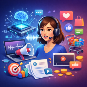 TTS voice AI for marketing content