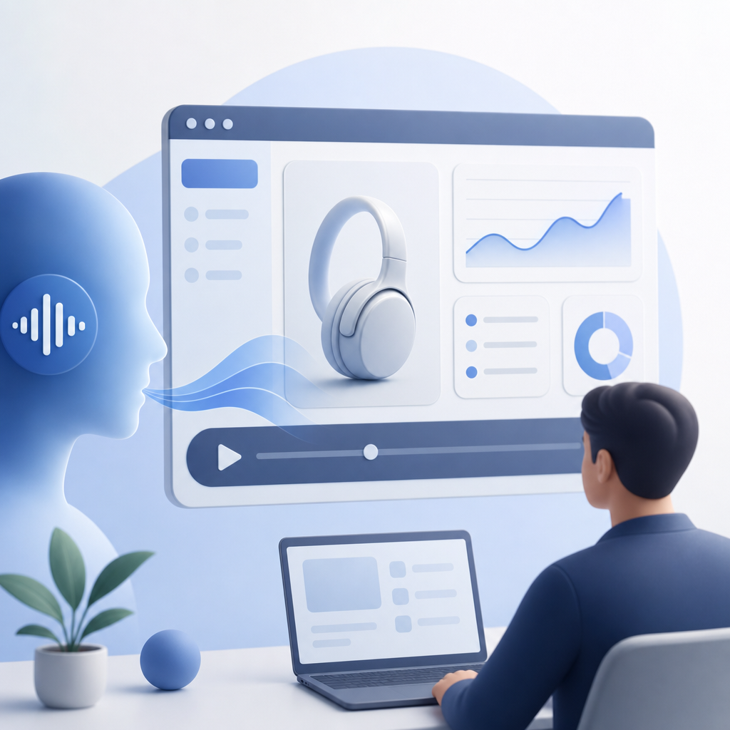 TTS voice AI for product demos